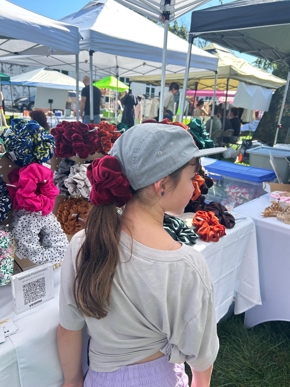 Handmade Velvet Scrunchies | Regular & XL Sizes for Thick Hair