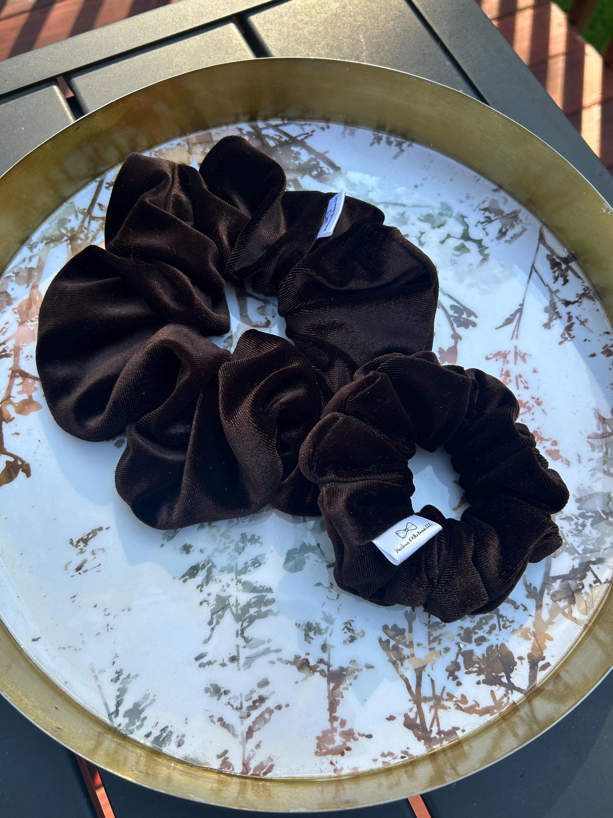 Handmade Velvet Scrunchies | Regular & XL Sizes for Thick Hair