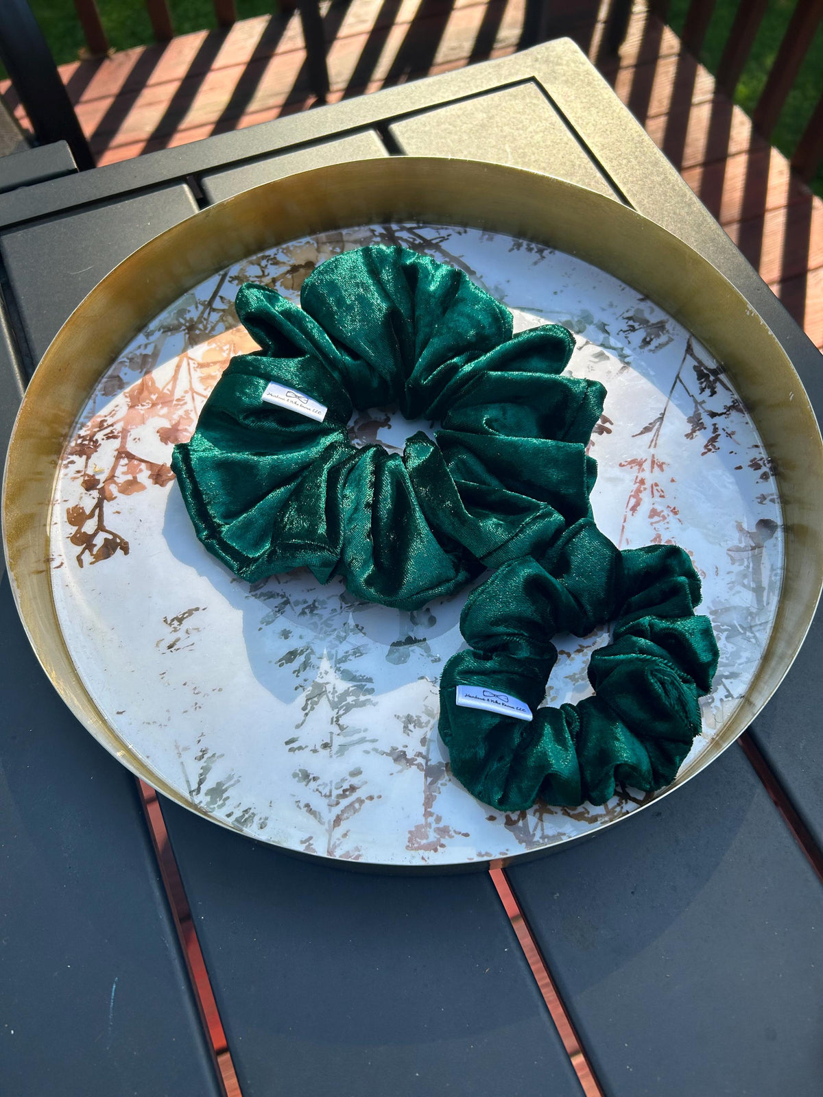 Handmade Velvet Scrunchies | Regular & XL Sizes for Thick Hair