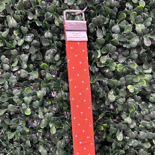 Fabric Wristlet Keychain| Fall Print| Handmade Key Chain