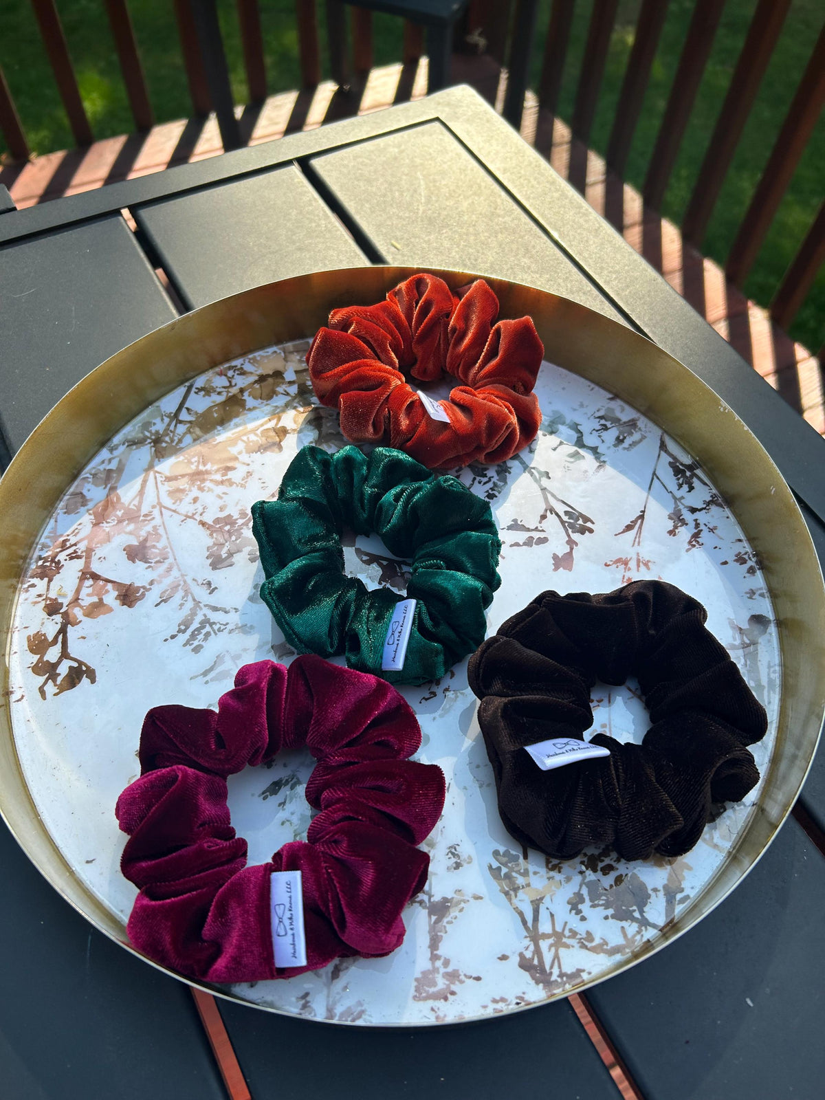 Handmade Velvet Scrunchies | Regular & XL Sizes for Thick Hair