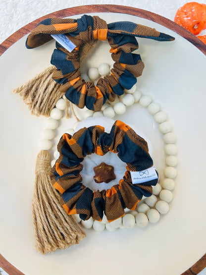 Fall Scrunchies with Removable Bow